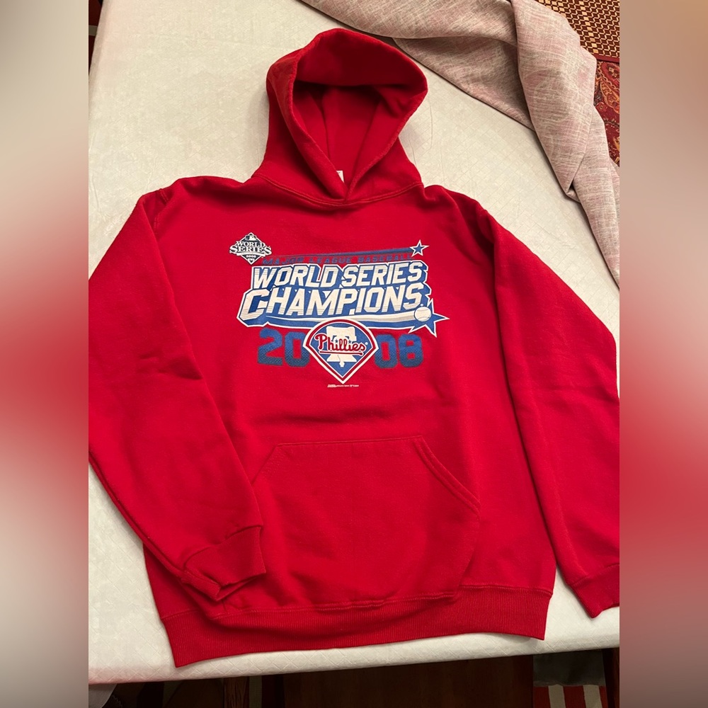Phillies 2008 World Series sweatshirt child XL